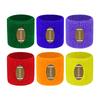 6Pcs Kids Sports Wristbands Colorful Cotton Wristband Sweatband For Children Wrist Protector Football Basketball Tennis Boy Girl 1