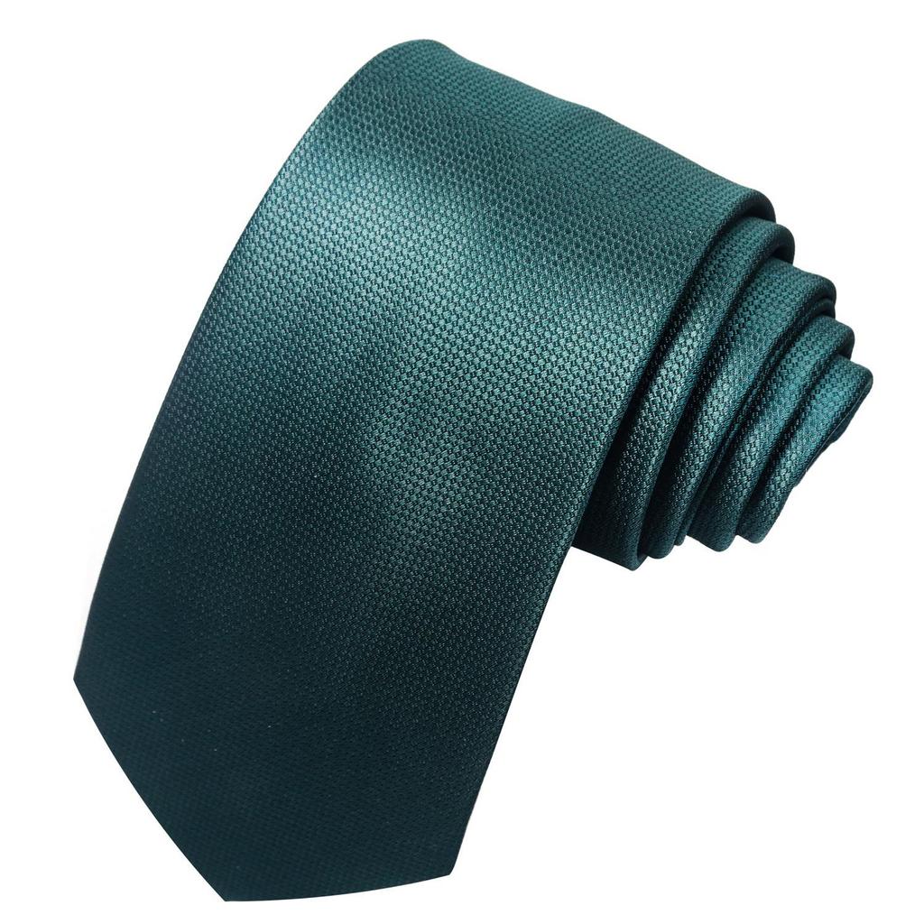 Spring/Summer Blue Series Men's Yarn-Dyed Jacquard Tie - British Style, Hand-Tied, Business Fashion