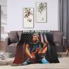 Bruceed Springsteened Concert Tour Flannel Blankets Warm Throw Blanket for Living Room Picnic Funny Bedspread Sofa Bed Cover
