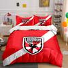 Loudoun United Logo Bedding Set Bedding Duvet Cover Set Duvet Cover Pillowcases  (1 * Duvet Cover 2 * Pillowcases, without duvet insert)