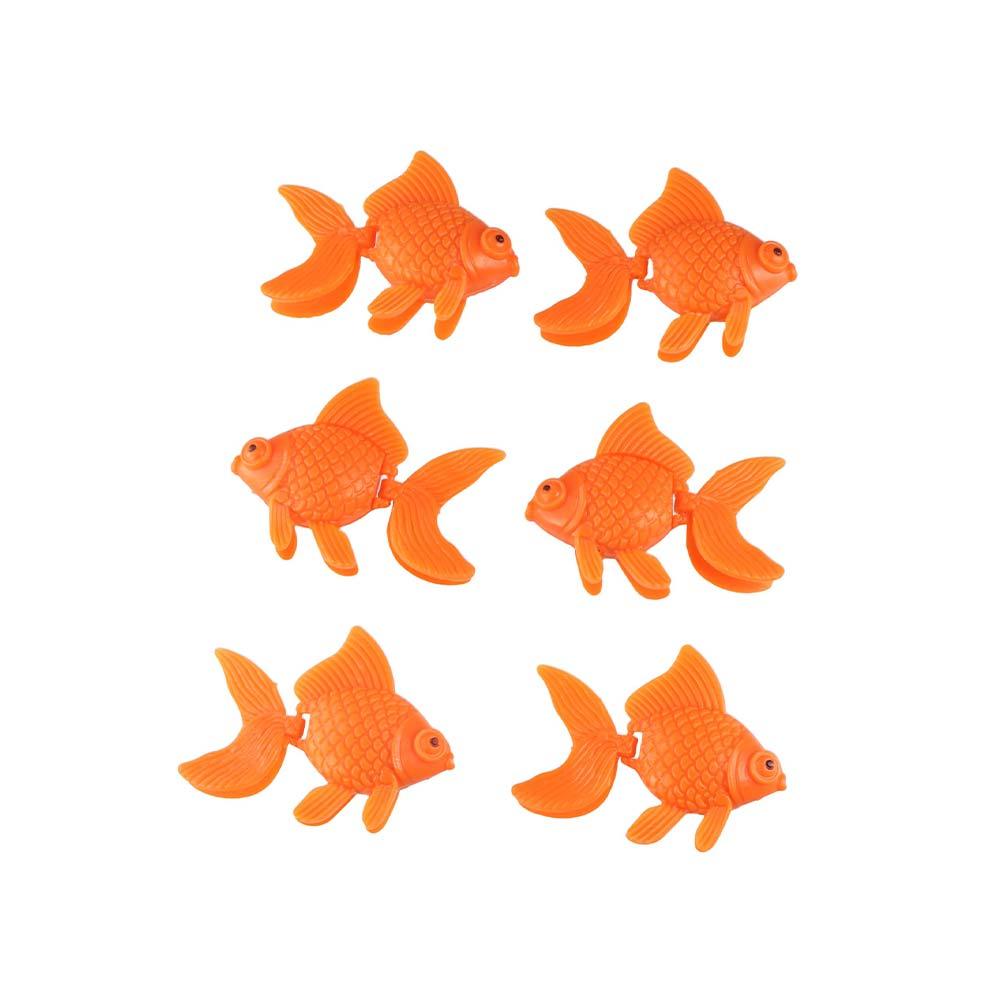 10pcs Decorative Realistic Goldfish Simulation Moving Goldfish Artificial Fish Landscaping
