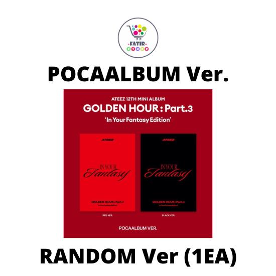 POCAALBUM Version ATEEZ 12. Mini-Album GOLDEN HOUR Teil 3 In Your Fantasy Edition