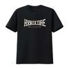 Mens 100 HARDCORE Essential T Shirt Black Gold Wear It with Pride 305B03200 Gabber Techno Vintage Washed Versatile Comfortable