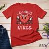 Groovy Checkered Valentine Vibes Valentines Day Girls Unisexs Unisex T Shirt