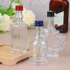 1 stk 50 ml hjemmeglass blyfri karaffel med deksel for brennevin Scotch liten vinflaske glass drikkeflaske bartilbehør