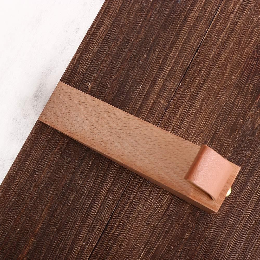 Creative Leather Rope For Store Dorm Nail-free Anti-collision Door Stopper Triangular Wedges Non-Slip Stoper Wall Protector