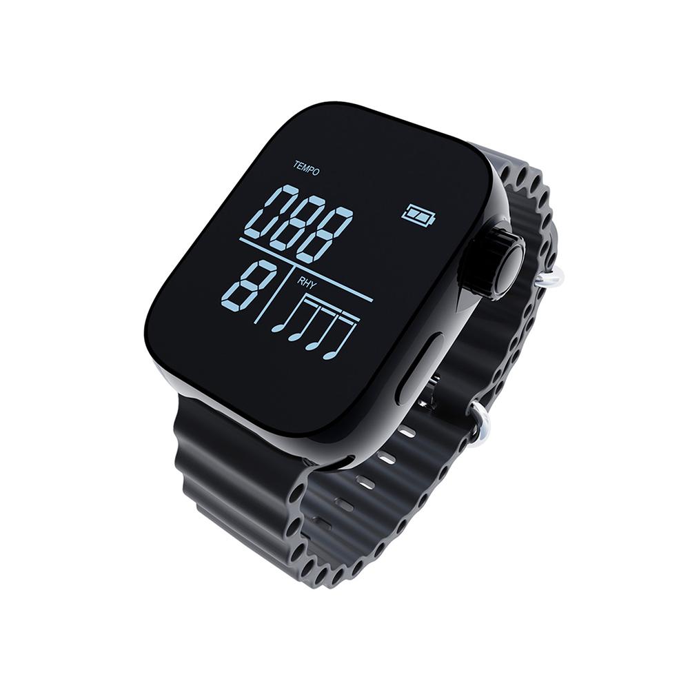 Vibrating Metronome Watch, Wearable Metronome for Guitar Violin Piano Drum Practice, Workout Tempo Trainer with Adjustable Strap