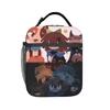 Kangel  Lunch Box For All Needy Streamer Overload Lunch Box Leisure School Cooler Carrier Lightweight Thermal Oxford Food Bags