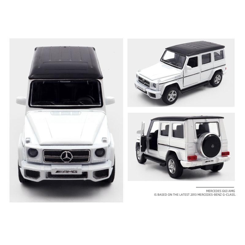RMZ City 1/36 Mercedes Benz G63 AMG SUV Alloy Car Model Diecast Metal Toy Off-road Vehicle Car Model Simulation Collection Gift