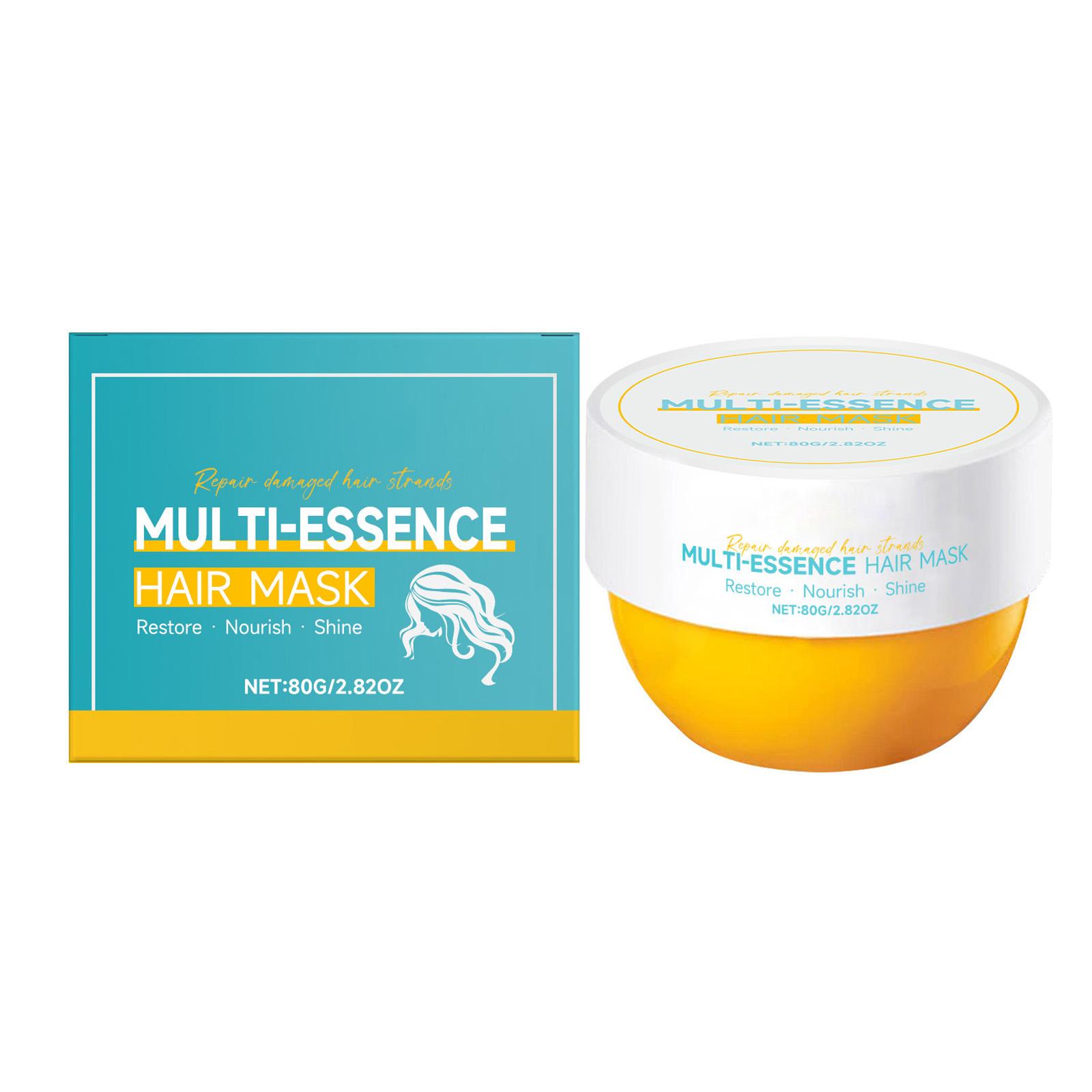 

Deep Conditioner Moisturizing Hair Mask Makes Hair Smooth And Reduces Hair Loss. Suitable For All Hair Types And Dyed Hair one size білий