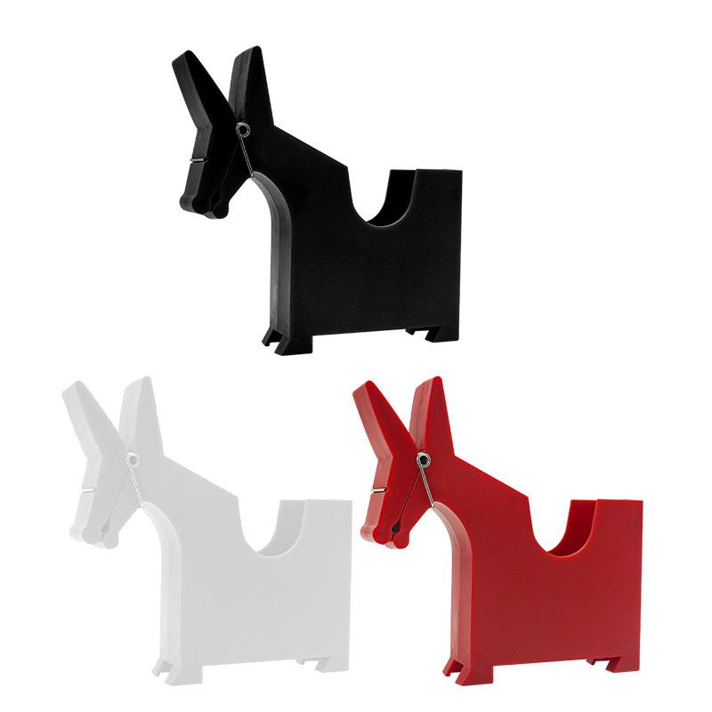 Creative Donkey-Shaped Desktop Organizer, Multi-functional Note Clip
