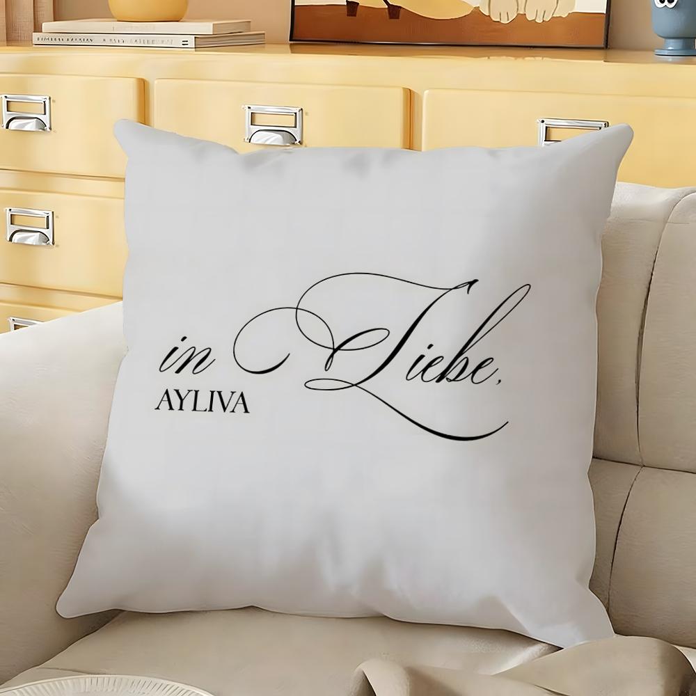 Ayliva AAyliva in Liebe Cushion Cover Soft Durable Reversible Pillow Cover Home Car MultiScene Daily Comfort Pillowcase