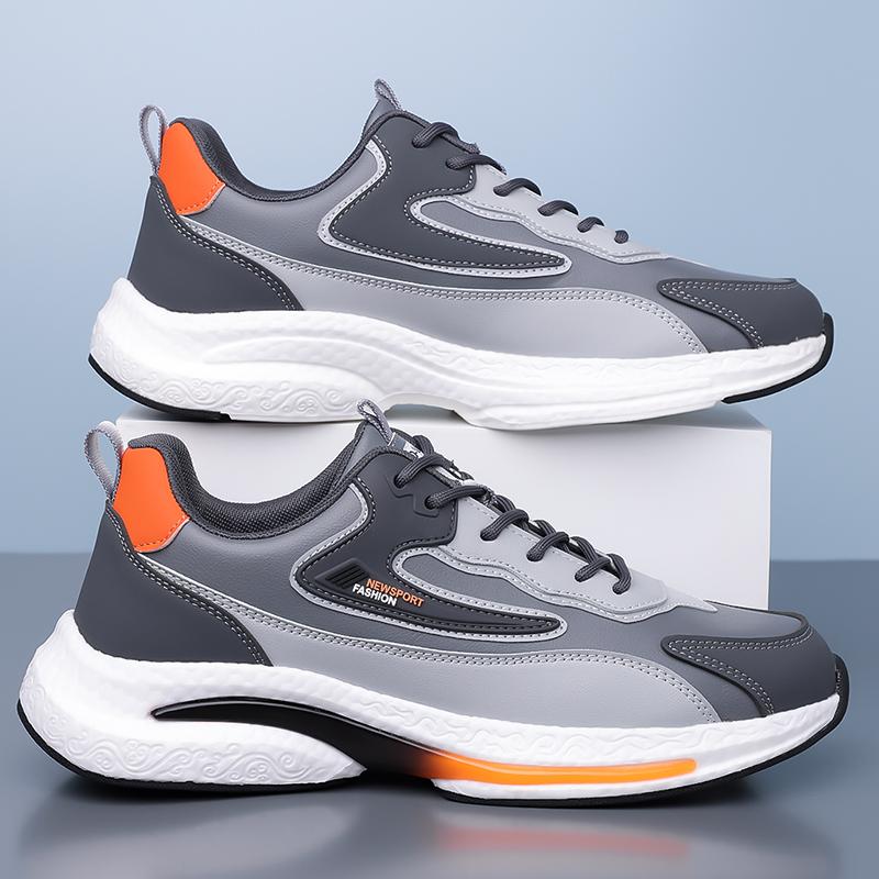 Men's Casual Shoes, Breathable Sports Shoes, Men's Non-Slip Shock-Absorbing Rebound Travel Shoes, Lightweight Running Shoes