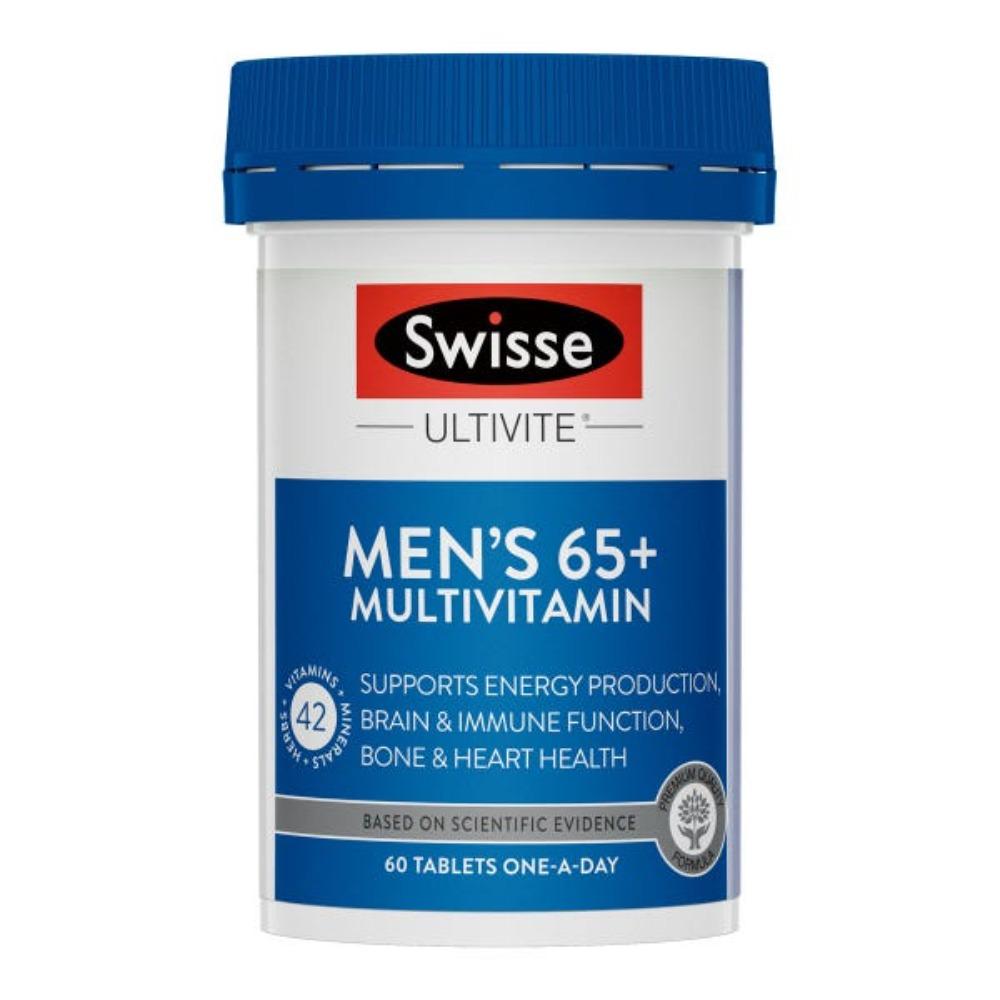 [Swisse] Men's Ultivite 65+ 60 Tablets