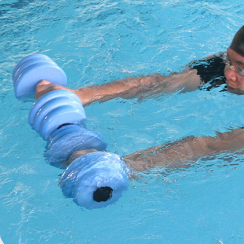 1 pár vodných penových činiek Ľahké činky na vodné cvičenia Vybavenie na vodné fitness cvičenia pre dospelých, deti