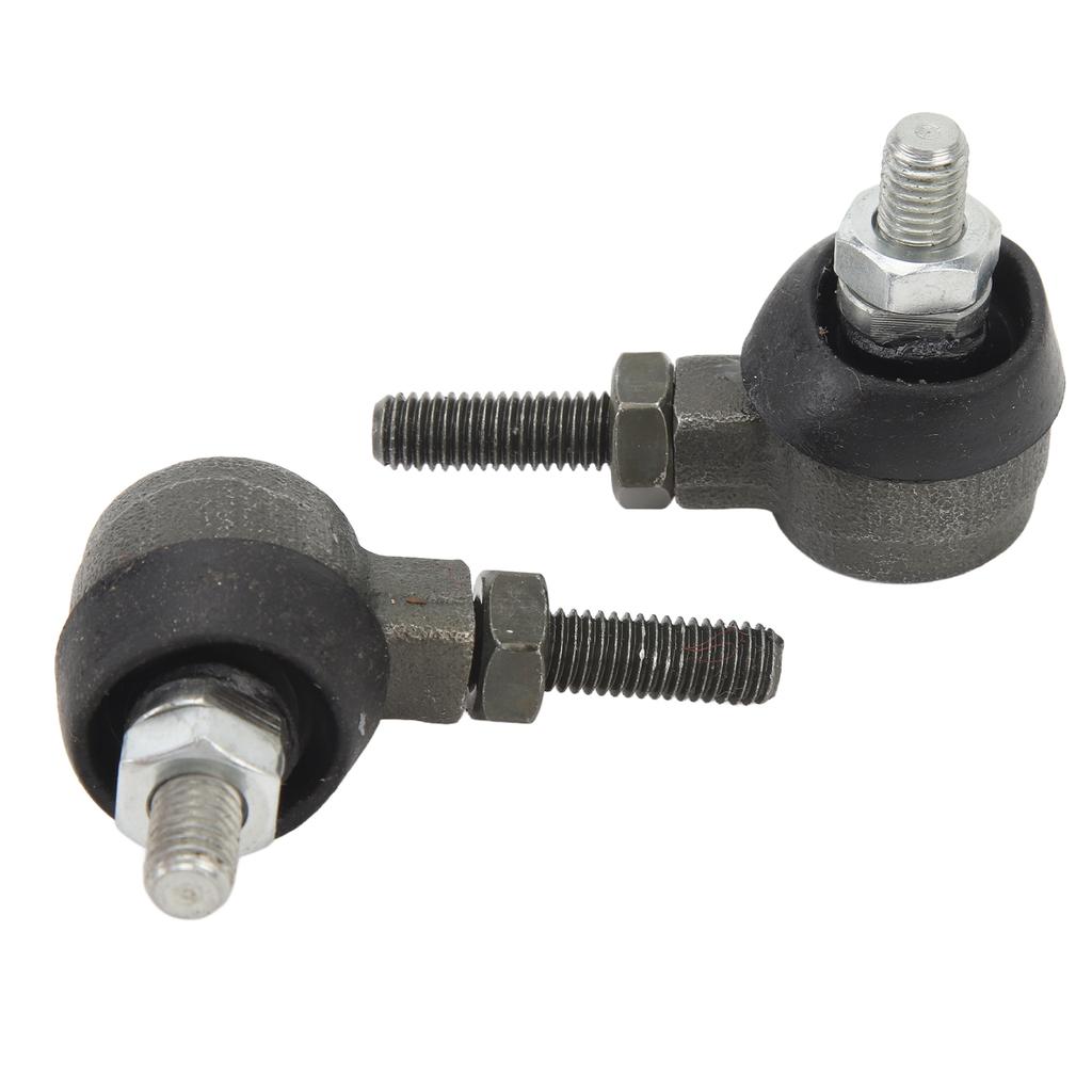 1Pair Tie Rod End Ball Joint M8 Thread High Strength Tie Rod Ball Joint For 110GKG‑2 49FM5‑E GO KART ATV MOPED