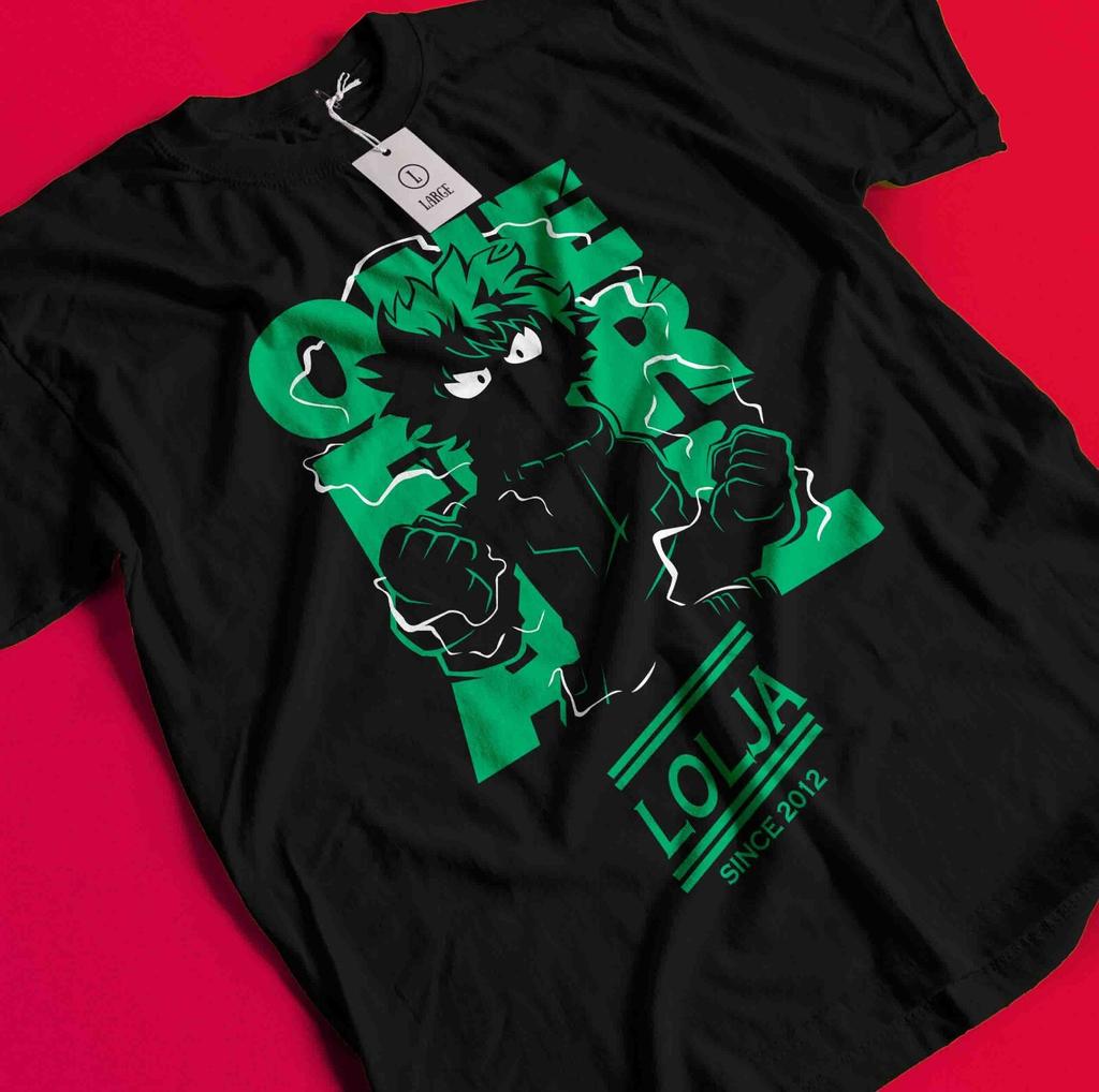 Deku T-shirt My Hero Academia Japanese Manga Anime Midoriya Dabi Shoto Shirt BB1333