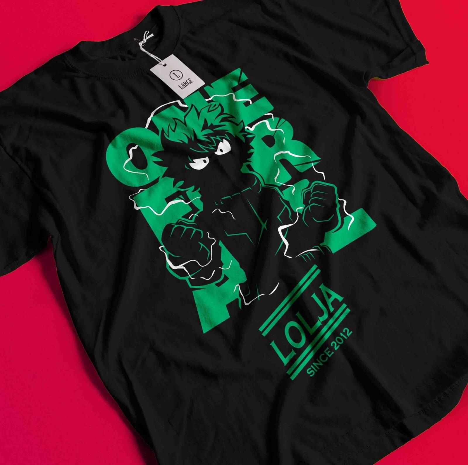 Deku T-shirt My Hero Academia Japanese Manga Anime Midoriya Dabi Shoto Shirt BB1333 S