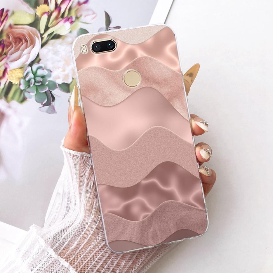 For Xiaomi Mi A1 Case Mi5X Luxury Flowers Butterfly Painted Cover Soft Silicone Phone Case For Xiaomi Mi 5X MiA1 Back Cover Bags