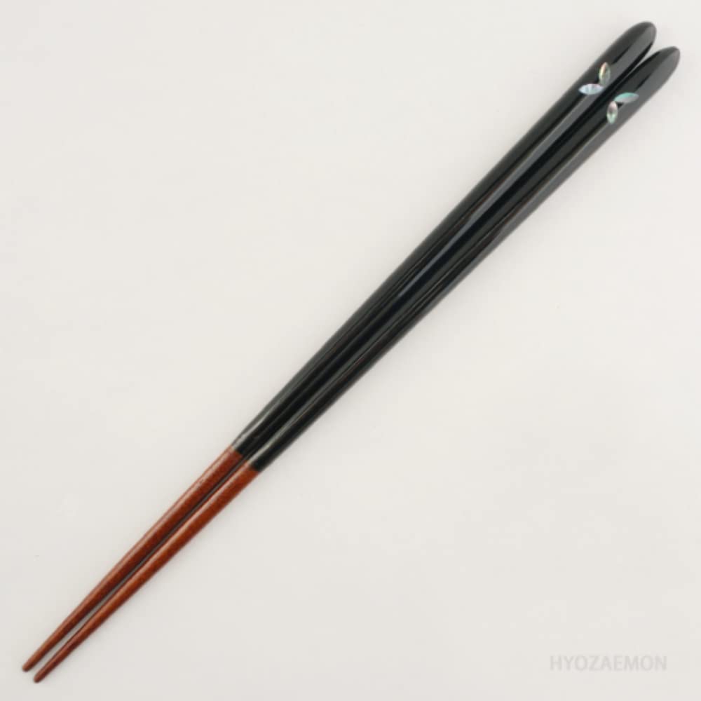 Hyozaemon Moon Drop Leaf Dishwasher-Safe Chopsticks, Large, Design, 23.5cm, ST-003