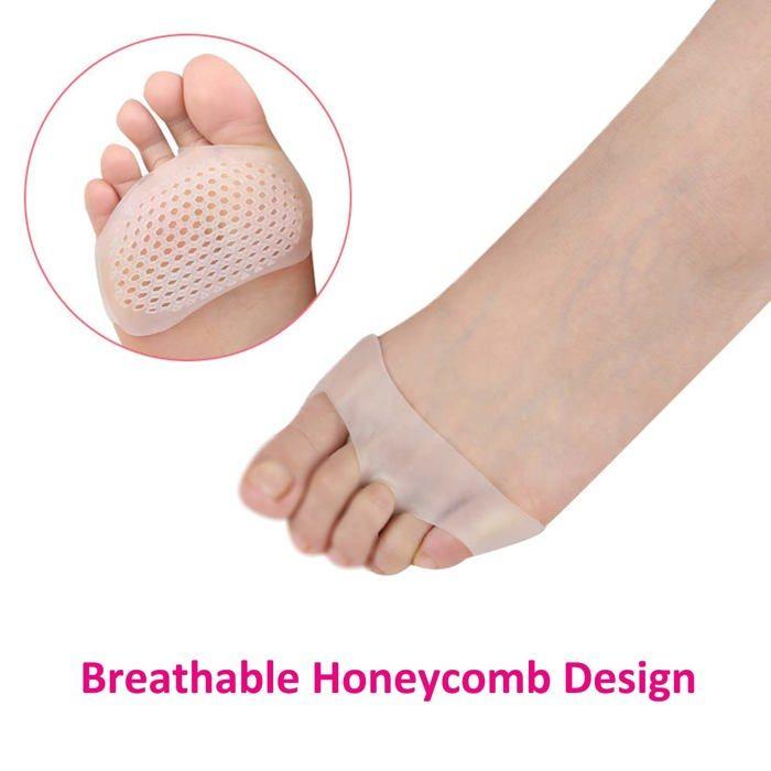 INF Forefoot Pad To Relieve Pain Gel Clear 5 Pairs