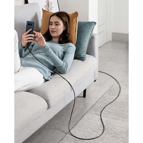 Anker PowerLine III USB-C & USB-C 2.0 Cable (3.0m Black) Ultra Durable 60W USB PD Compatible with iPhone 16 / 15 MacBook Pro/Air iPad Pro/Air Galaxy E
