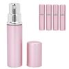 Aluminum Refillable Perfume Spray Bottle Portable Empty Perfume Atomizer 5ml x 5pcs