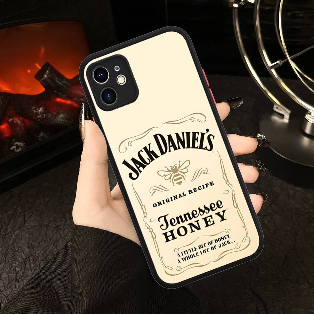 

Classic Whiskey Logo J-Jack D-DanielS Phone Cases For IPhone 16 15 14 Plus 13 12 11 Pro Max Matte Oft Bumper Phone Cover iphone 14 pro