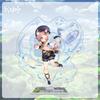 16cm Height Acrylic Large Stand-up Display Featuring Characters From Mondstadt and Liyue In Genshin