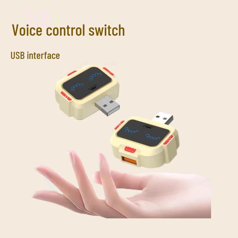 AI Voice-Controlled USB Hub & Converter белый