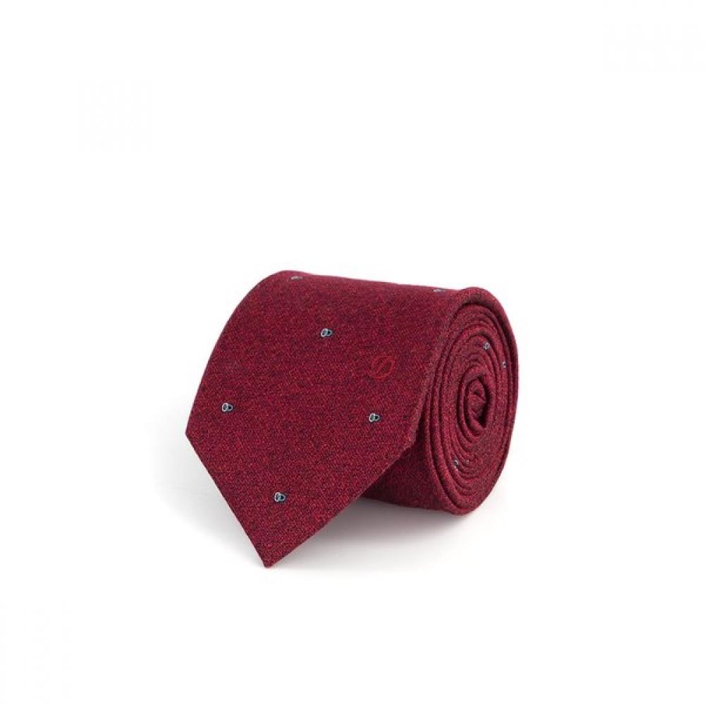 S.t. Dupont 26ss Ring Motif Allover Tie Te6sm61ka204trd Single option