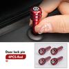 4pcs Car Truck Aluminum Door Lock Knob Pull Pins Auto For Volkswagen VW Passat Golf 4 5 6 Tiguan Polo Scirocco Jetta CCOJ1