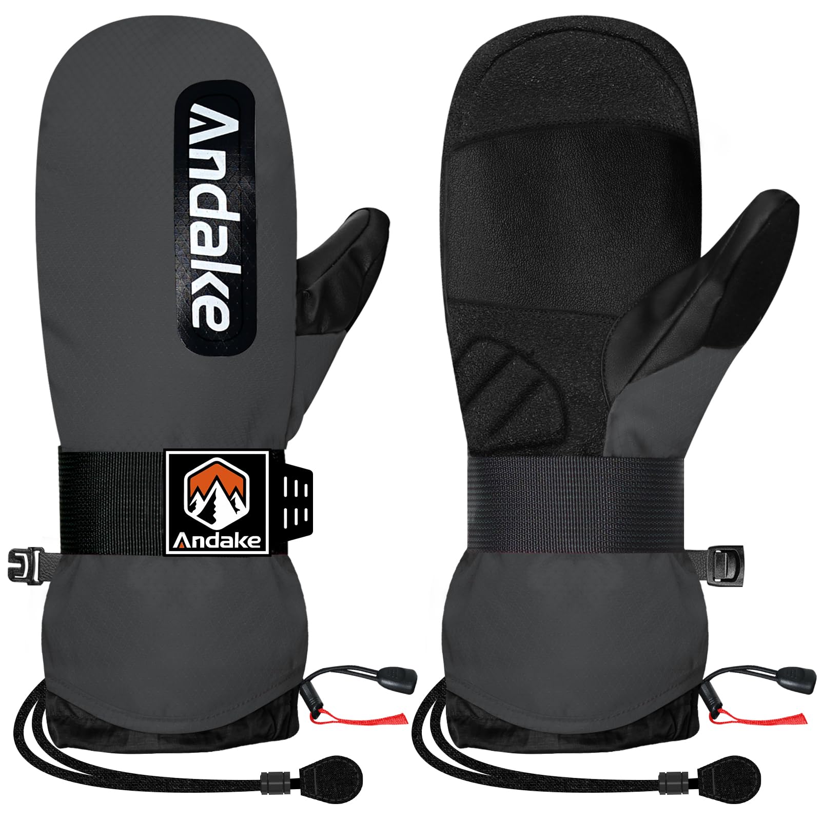 

Andake Лыжные Перчатки от Холодной Погоды Сноубордические Теплые для Мужчин и Перчатки для Сноубординга, Перчатки, Женские, Утепленные, Водонепроницаемые, Дышащие, Зимние, Теплые,