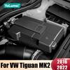 Car Engine Battery Dustproof Cover Waterproof Protective Shell For Volkswagen VW Tiguan MK2 2016 2017 2018
