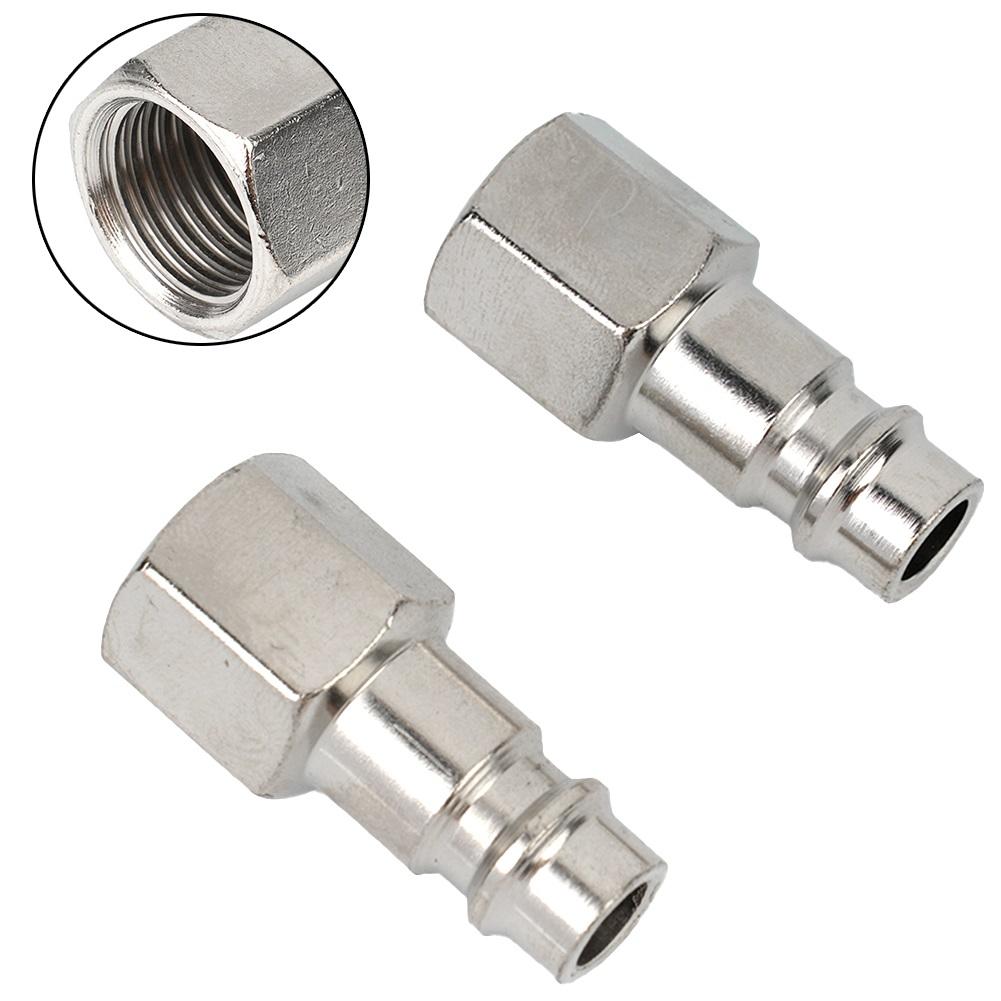 New Practical Quick Release Fittings Euro Male Accessories Air Line Compressor Coupler High Strength Silver Tools