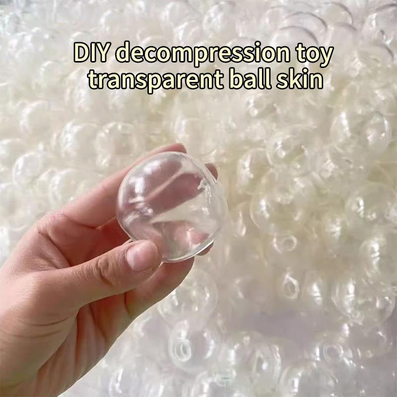 Tpr Empty Water Ball With Plug Decompression Handmade Ball Empty Skin Ball Diy Stress Relief Toy Noisy Balls Filling Accessories