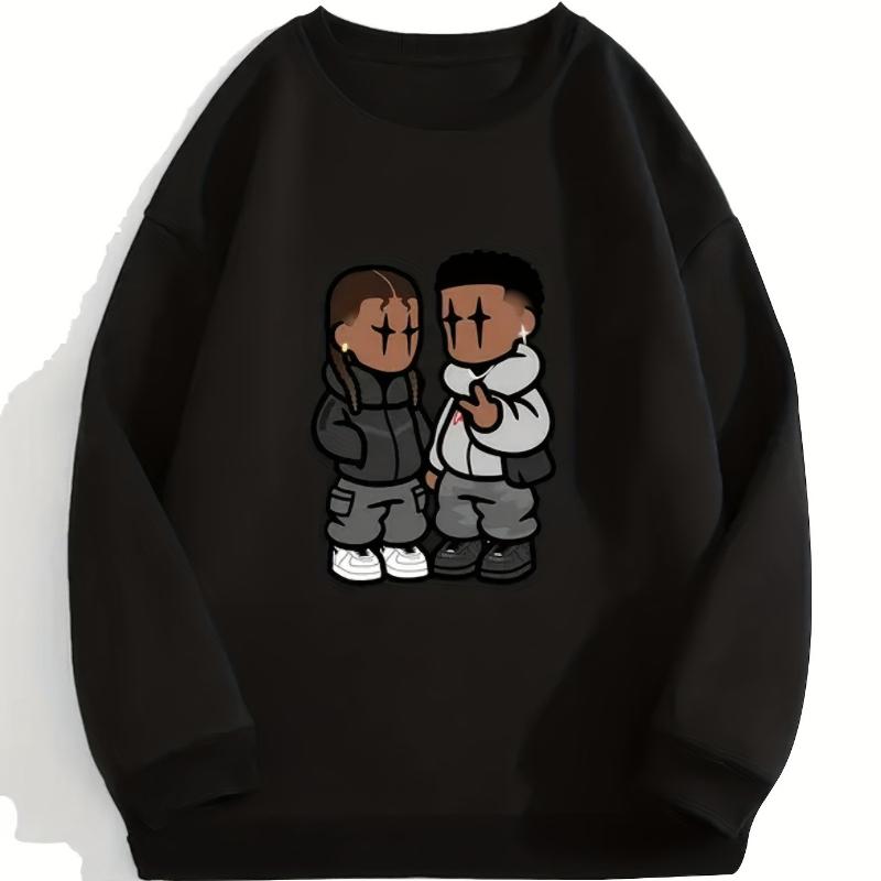 

Sweatshirt, Quick-Dry & Anti-Static, Perfect for Office Commute XXL чёрный