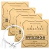 Ukulele Strings, Nylon Ukuleles String Set, Strings Winder for 21 Inch 23 Inch 26 Inch Ukulele Musical Instruments Parts