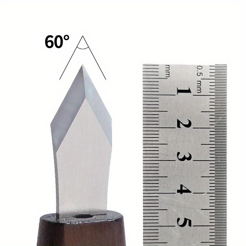 1PC Marking Knife Double Bevel Striking Knife Wooden Handle for Woodworking Carving and Marking