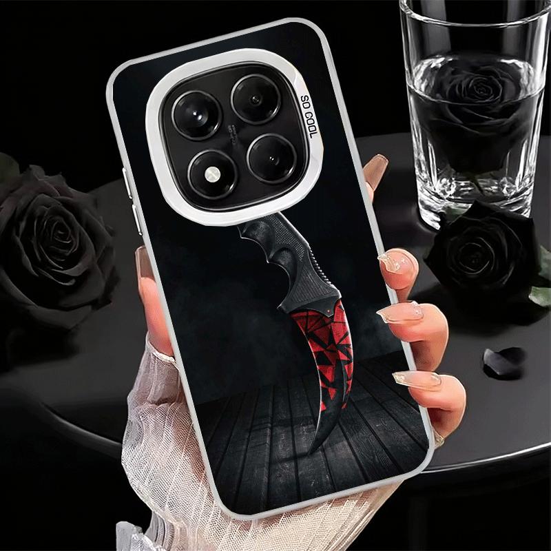 Counter Strike Cs Go Soft Phone Case for Xiaomi Redmi Note 13 14 15 Pro Plus 12S 12 11S 11 11T 10S 10 Shockproof Cover Back Shel