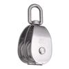 Rocaris 2 Pack M50 Lifting Double Pulley Block 304 Stainless Steel Crane Swivel Hook Double Pulley Roller Loading