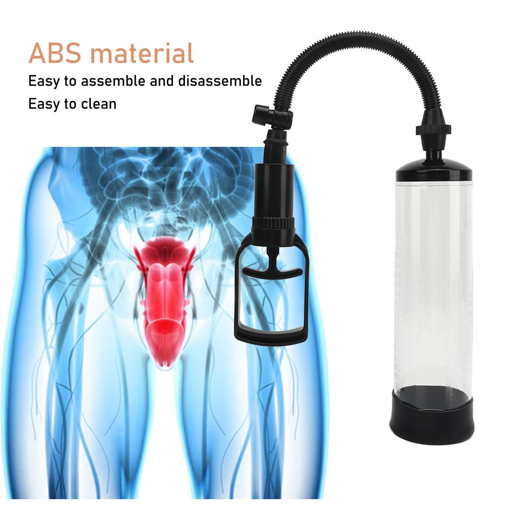 Manual Penis Pump Professional Men Home Safe Ergonomic Penis Vacuum Pump Trainer Device for Erection