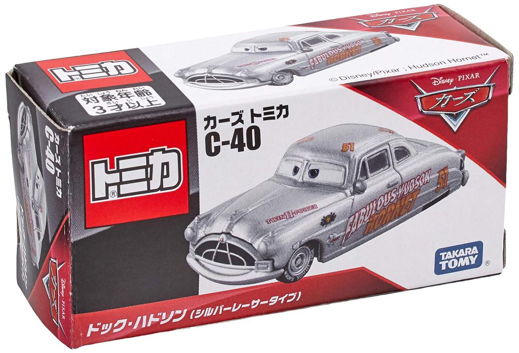 Disney Cars Cars Tomica Doc Hudson Racer C-40 (Silver Type)