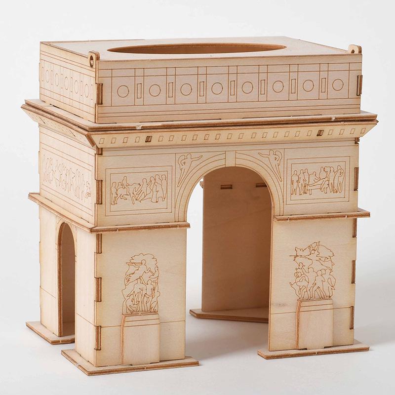 3D Creative Puzzle: Educational Wooden Assembly Toy for Adults & Kids
