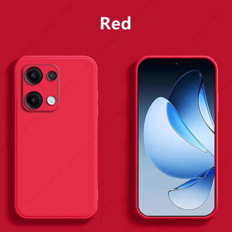 Liquid Silicone Phone Case For Oppo Reno13 5G Case Cover Shockproof Funda Back Cover For Oppo Reno13 Pro 5G Case