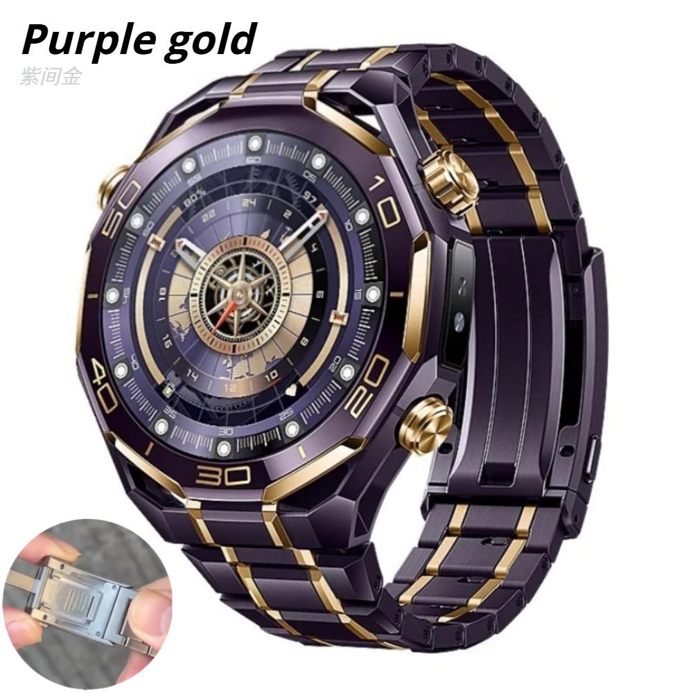 Titanium Strap for Huawei Watch Ultimate 1/2 Metal Bracelet for Huawei Watch GT2 GT3 GT4 GT5 GT6 Pro 46mm Watch 5 46mm Watchband