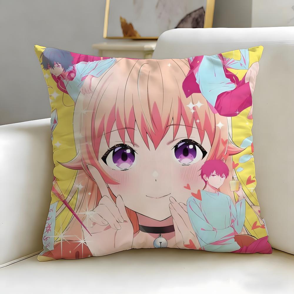 

Чохол на подушку з аніме Witch Watch2 – М який та Легко прається – Універсальний для Дивана, Ліжка, Подорожей та Офісу 30cmx30cm