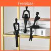 Resin Art Figurine Home Office Desk Decor With Modern Minimalist Style For Gift Giving