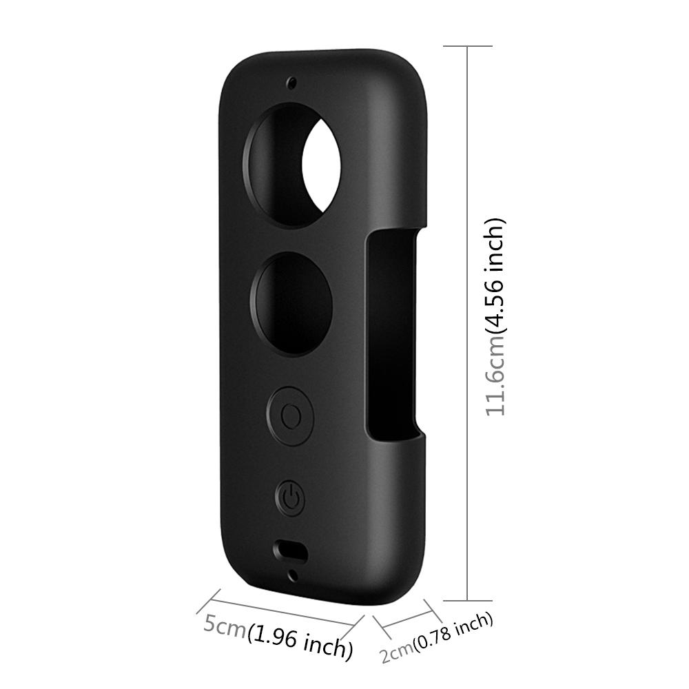 PULUZ Scratchproof Protector Cover For Insta360 One X Silicone Lens Case for Insta 360 One X Panoramic Camera Accessories