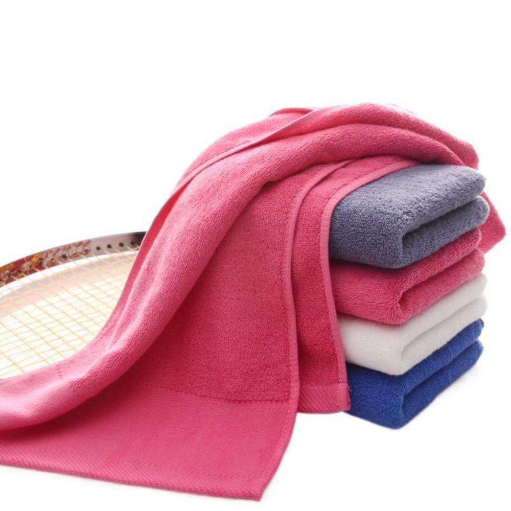 Quick Drying Yoga Towel Solid Color Sports Towel High Quality Cotton Towel  Outdoor Camping